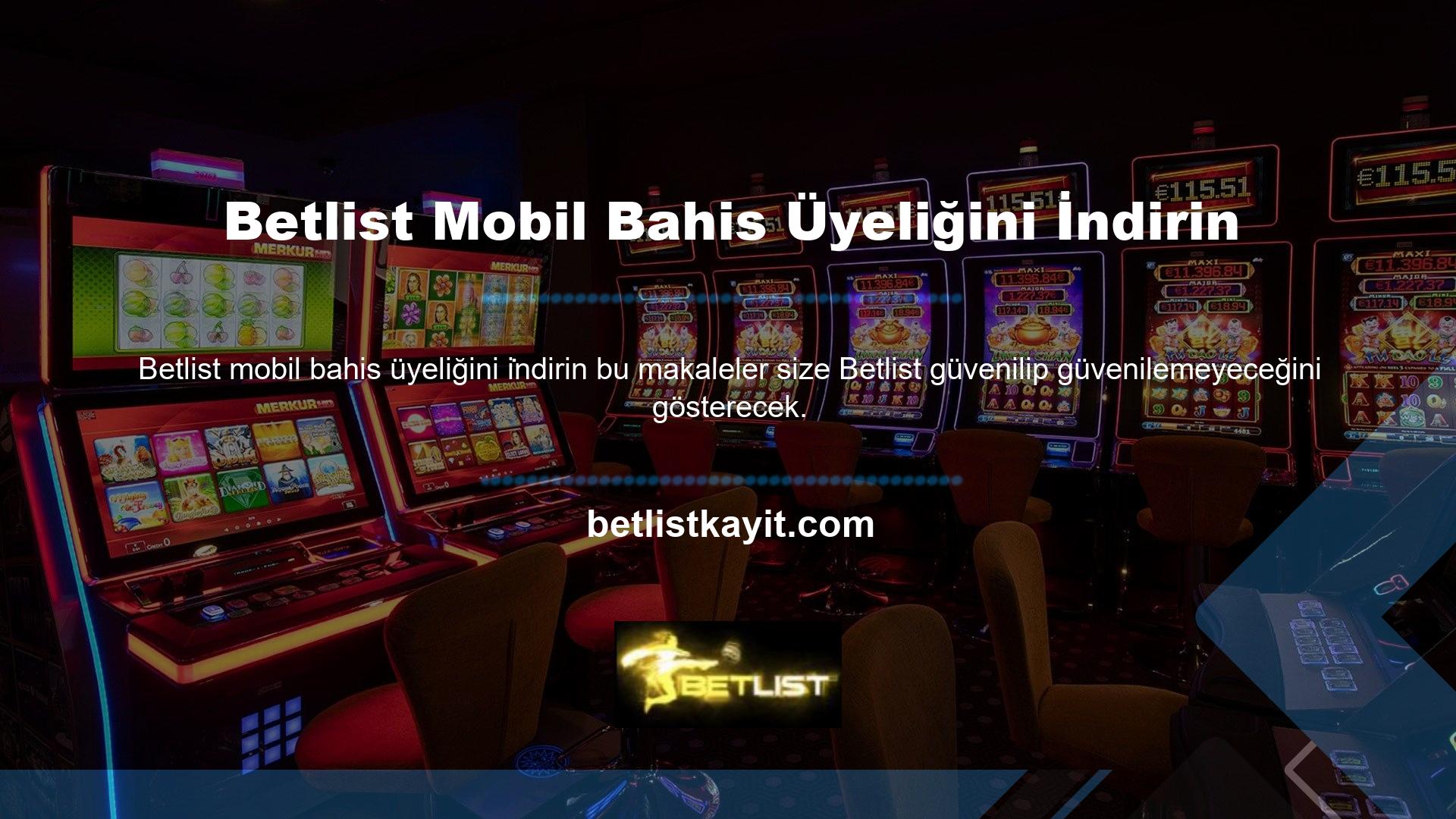 Son olarak, casino topluluğunda rulet gibi sorgulamalar yaparken nelere dikkat etmeniz gerektiğini ve mobil bahis için Betlist üyeliğini nasıl indireceğinizi öğreneceksiniz