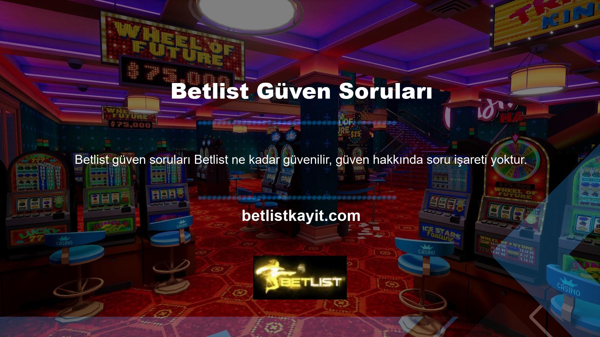 Mevcut Betlist adresinde yapılan değişiklikleri de görebilirsiniz